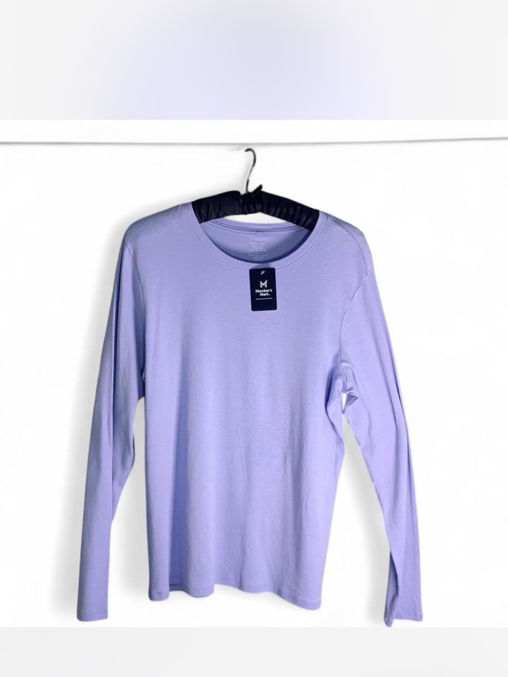 New with Tag Women's Long Sleeve Crewneck Top - Lavender size L